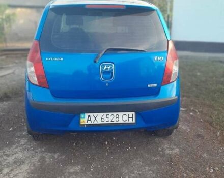 Синий Хендай и10, объемом двигателя 1.2 л и пробегом 125 тыс. км за 5700 $, фото 2 на Automoto.ua
