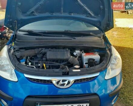 Синий Хендай и10, объемом двигателя 1.2 л и пробегом 125 тыс. км за 5700 $, фото 3 на Automoto.ua