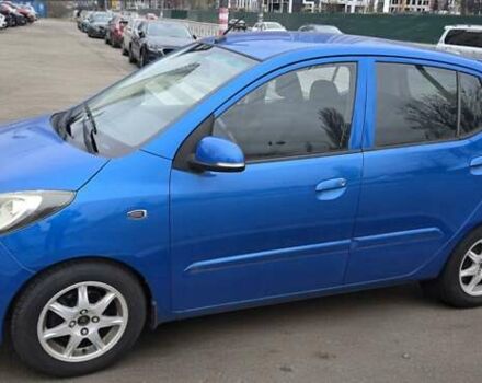 Синий Хендай и10, объемом двигателя 1.25 л и пробегом 133 тыс. км за 6000 $, фото 3 на Automoto.ua