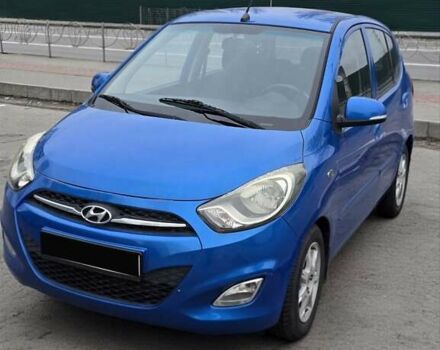 Синий Хендай и10, объемом двигателя 1.25 л и пробегом 133 тыс. км за 6000 $, фото 1 на Automoto.ua