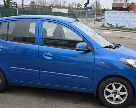 Синий Хендай и10, объемом двигателя 1.25 л и пробегом 133 тыс. км за 6000 $, фото 4 на Automoto.ua