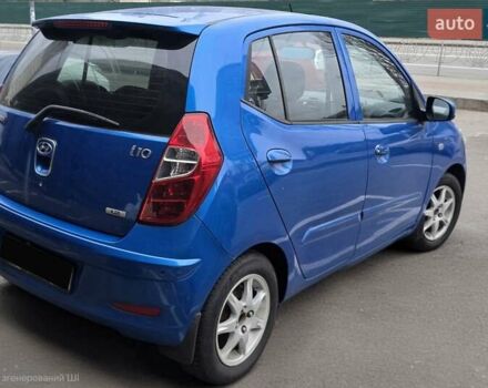 Синий Хендай и10, объемом двигателя 1.25 л и пробегом 133 тыс. км за 6000 $, фото 7 на Automoto.ua