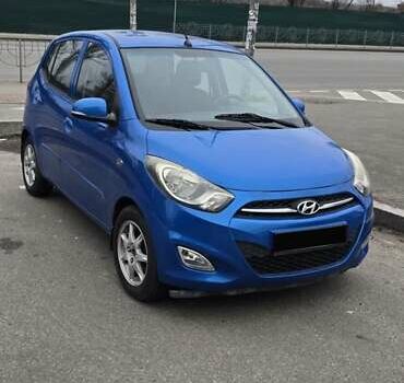 Синий Хендай и10, объемом двигателя 1.25 л и пробегом 133 тыс. км за 6000 $, фото 2 на Automoto.ua