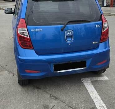 Синий Хендай и10, объемом двигателя 1.25 л и пробегом 133 тыс. км за 6000 $, фото 10 на Automoto.ua
