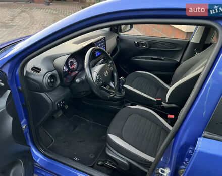 Синий Хендай и10, объемом двигателя 1 л и пробегом 52 тыс. км за 12500 $, фото 22 на Automoto.ua
