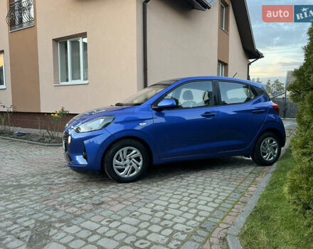 Синий Хендай и10, объемом двигателя 1 л и пробегом 52 тыс. км за 12500 $, фото 1 на Automoto.ua