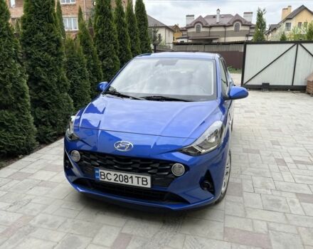 Синій Хендай і10, об'ємом двигуна 1 л та пробігом 50 тис. км за 12000 $, фото 1 на Automoto.ua