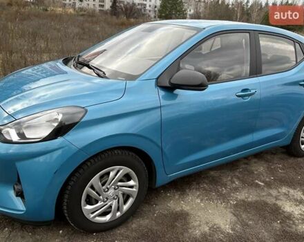 Синий Хендай и10, объемом двигателя 1.2 л и пробегом 97 тыс. км за 13300 $, фото 3 на Automoto.ua