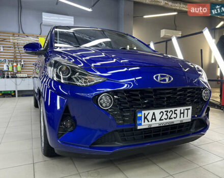 Синий Хендай и10, объемом двигателя 1.2 л и пробегом 33 тыс. км за 14800 $, фото 2 на Automoto.ua