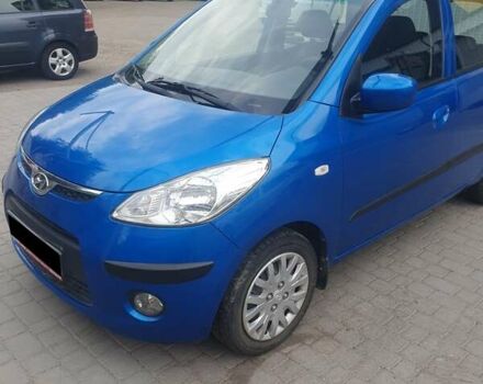 Синий Хендай и10, объемом двигателя 1.09 л и пробегом 28 тыс. км за 5700 $, фото 1 на Automoto.ua