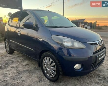 Синий Хендай и10, объемом двигателя 1.25 л и пробегом 173 тыс. км за 4300 $, фото 1 на Automoto.ua