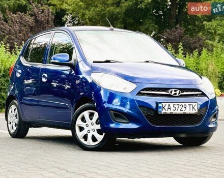 Синий Хендай и10, объемом двигателя 1.1 л и пробегом 99 тыс. км за 6600 $, фото 1 на Automoto.ua