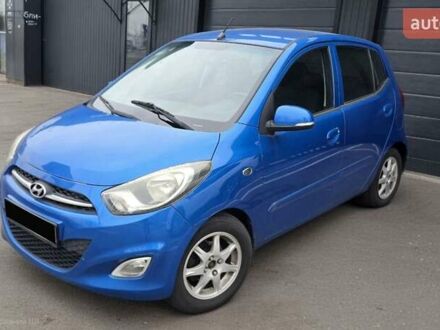 Синий Хендай и10, объемом двигателя 1.25 л и пробегом 133 тыс. км за 6000 $, фото 1 на Automoto.ua
