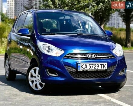 Синий Хендай и10, объемом двигателя 1.1 л и пробегом 99 тыс. км за 6700 $, фото 1 на Automoto.ua