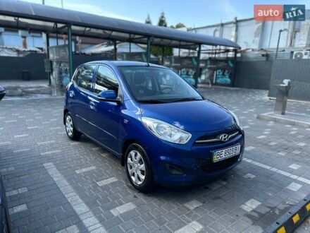 Хендай и10 2012 в Николаеве на Automoto.ua Синий Хендай и10, объемом двигателя 1.09 л и пробегом 60 тыс. км за 8000 $, фото 1 на Automoto.ua