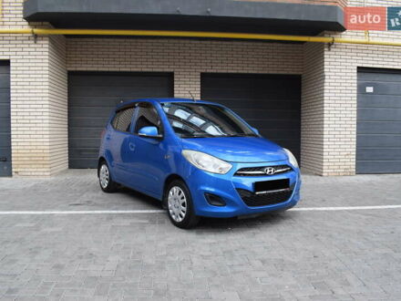 Синий Хендай и10, объемом двигателя 1.1 л и пробегом 83 тыс. км за 6350 $, фото 1 на Automoto.ua