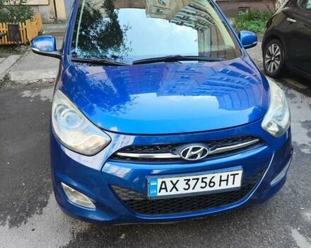 Синий Хендай и10, объемом двигателя 1.25 л и пробегом 125 тыс. км за 6800 $, фото 1 на Automoto.ua