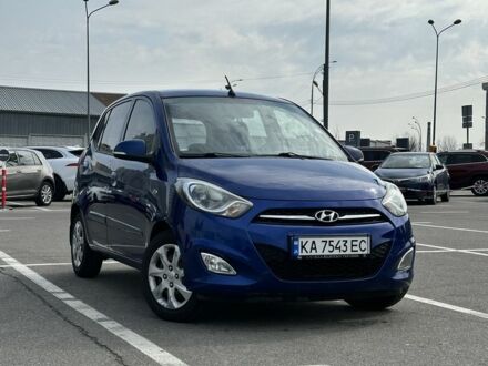 Синий Хендай и10, объемом двигателя 1.2 л и пробегом 160 тыс. км за 6800 $, фото 1 на Automoto.ua
