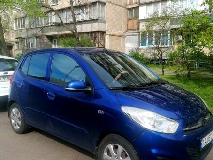 Хендай и10 2013 в Киеве на Automoto.ua Синий Хендай и10, объемом двигателя 1.1 л и пробегом 117 тыс. км за 6200 $, фото 1 на Automoto.ua