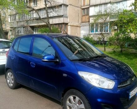 Синий Хендай и10, объемом двигателя 1.1 л и пробегом 117 тыс. км за 6200 $, фото 1 на Automoto.ua