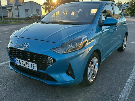 Синий Хендай и10, объемом двигателя 1.2 л и пробегом 32 тыс. км за 14750 $, фото 1 на Automoto.ua