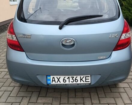 Хендай и20 2010 в Дергачах на Automoto.ua Синий Хендай и20, объемом двигателя 1.2 л и пробегом 170 тыс. км за 4700 $, фото 2 на Automoto.ua