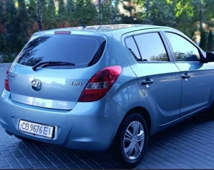 Синий Хендай и20, объемом двигателя 1.2 л и пробегом 209 тыс. км за 3900 $, фото 1 на Automoto.ua