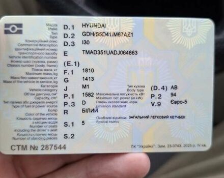 Белый Хендай i30, объемом двигателя 1.58 л и пробегом 255 тыс. км за 7500 $, фото 8 на Automoto.ua