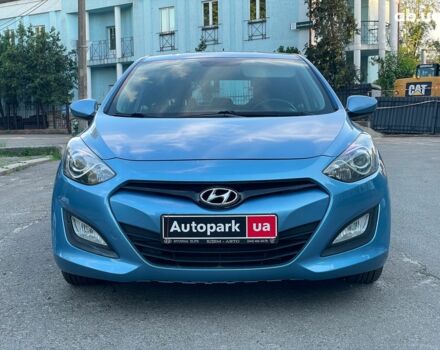 Синий Хендай i30, объемом двигателя 1.4 л и пробегом 178 тыс. км за 7690 $, фото 1 на Automoto.ua