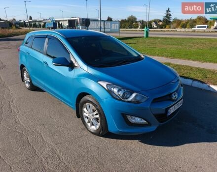 Синий Хендай i30, объемом двигателя 1.58 л и пробегом 185 тыс. км за 7500 $, фото 1 на Automoto.ua