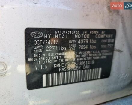 Білий Хендай Ioniq, об'ємом двигуна 1.58 л та пробігом 253 тис. км за 1700 $, фото 11 на Automoto.ua