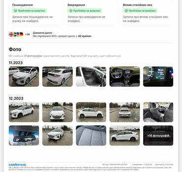 Белый Хендай Ioniq, объемом двигателя 0 л и пробегом 62 тыс. км за 14100 $, фото 56 на Automoto.ua