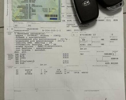 Черный Хендай Ioniq, объемом двигателя 0 л и пробегом 122 тыс. км за 11999 $, фото 73 на Automoto.ua