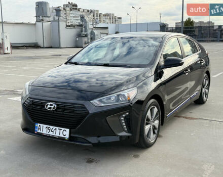 Черный Хендай Ioniq, объемом двигателя 1.6 л и пробегом 77 тыс. км за 15750 $, фото 14 на Automoto.ua
