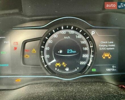 Серый Хендай Ioniq, объемом двигателя 1.6 л и пробегом 129 тыс. км за 7900 $, фото 26 на Automoto.ua