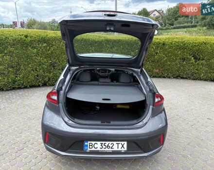 Серый Хендай Ioniq, объемом двигателя 1.58 л и пробегом 65 тыс. км за 16999 $, фото 10 на Automoto.ua