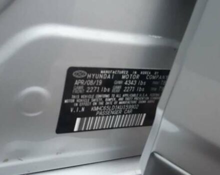 Серый Хендай Ioniq, объемом двигателя 1.58 л и пробегом 72 тыс. км за 16500 $, фото 44 на Automoto.ua