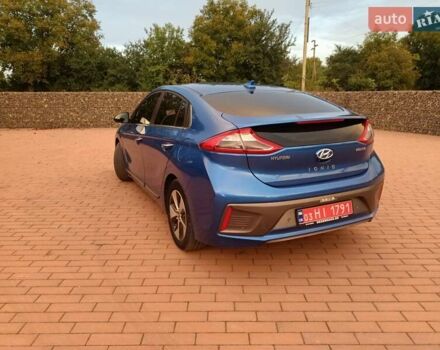 Синий Хендай Ioniq, объемом двигателя 0 л и пробегом 84 тыс. км за 12950 $, фото 9 на Automoto.ua