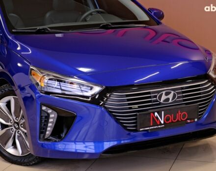 Синий Хендай Ioniq, объемом двигателя 1.6 л и пробегом 93 тыс. км за 11900 $, фото 2 на Automoto.ua