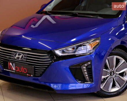 Синий Хендай Ioniq, объемом двигателя 1.58 л и пробегом 93 тыс. км за 11900 $, фото 10 на Automoto.ua