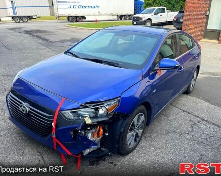Синий Хендай Ioniq, объемом двигателя 1.6 л и пробегом 83 тыс. км за 13000 $, фото 3 на Automoto.ua