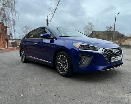 Синий Хендай Ioniq, объемом двигателя 1.6 л и пробегом 66 тыс. км за 17500 $, фото 22 на Automoto.ua