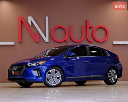 Синий Хендай Ioniq, объемом двигателя 1.58 л и пробегом 93 тыс. км за 11900 $, фото 1 на Automoto.ua