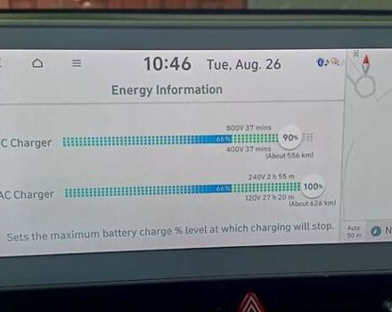 Черный Хендай Ioniq 5, объемом двигателя 0 л и пробегом 55 тыс. км за 26900 $, фото 11 на Automoto.ua