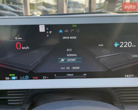 Черный Хендай Ioniq 5, объемом двигателя 0 л и пробегом 14 тыс. км за 27600 $, фото 13 на Automoto.ua