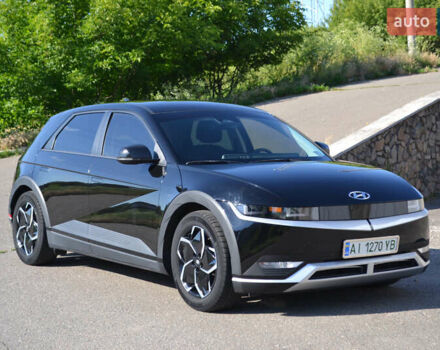 Черный Хендай Ioniq 5, объемом двигателя 0 л и пробегом 54 тыс. км за 23500 $, фото 1 на Automoto.ua