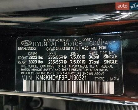 Черный Хендай Ioniq 5, объемом двигателя 0 л и пробегом 22 тыс. км за 8800 $, фото 12 на Automoto.ua