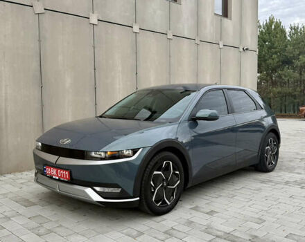 Синий Хендай Ioniq 5, объемом двигателя 0 л и пробегом 28 тыс. км за 22750 $, фото 1 на Automoto.ua