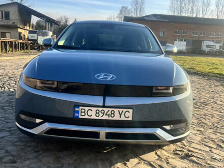 Синий Хендай Ioniq 5, объемом двигателя 0 л и пробегом 22 тыс. км за 23100 $, фото 1 на Automoto.ua