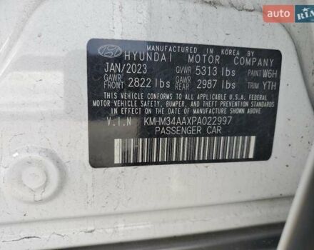 Білий Хендай IONIQ 6, об'ємом двигуна 0 л та пробігом 63 тис. км за 26900 $, фото 52 на Automoto.ua